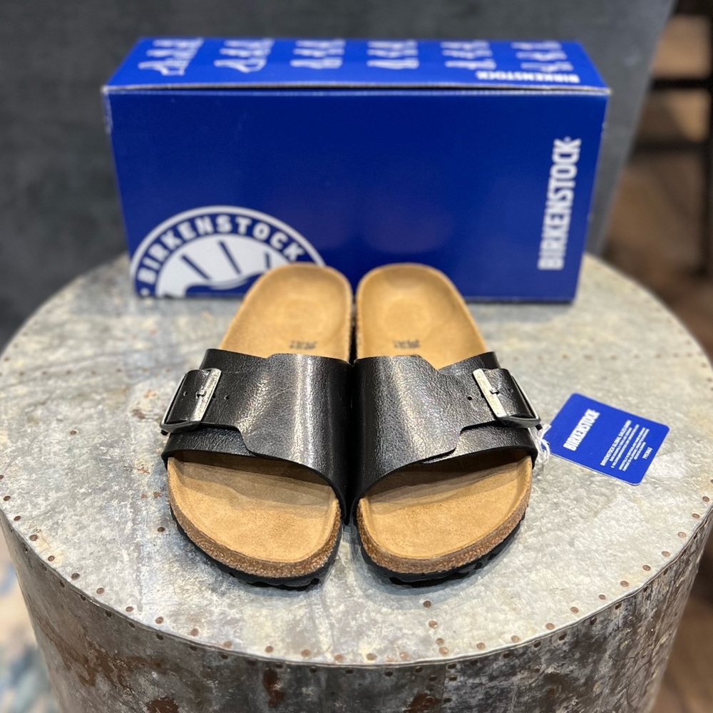 Birkenstock Black Catalina Slide Sandals